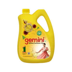 Gemini Refined Sunflower Oil - 4.35 kg