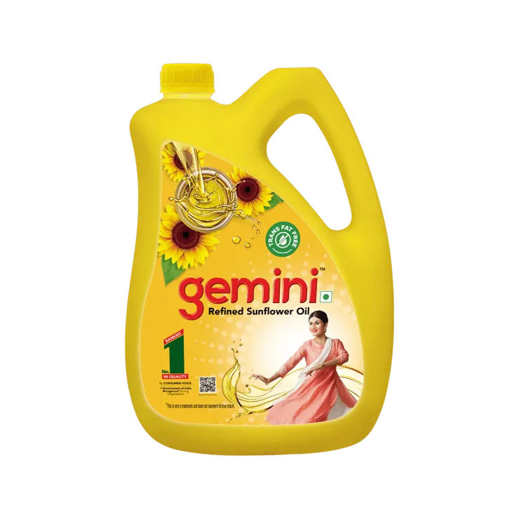 Gemini Refined Sunflower Oil – 4.35 kg