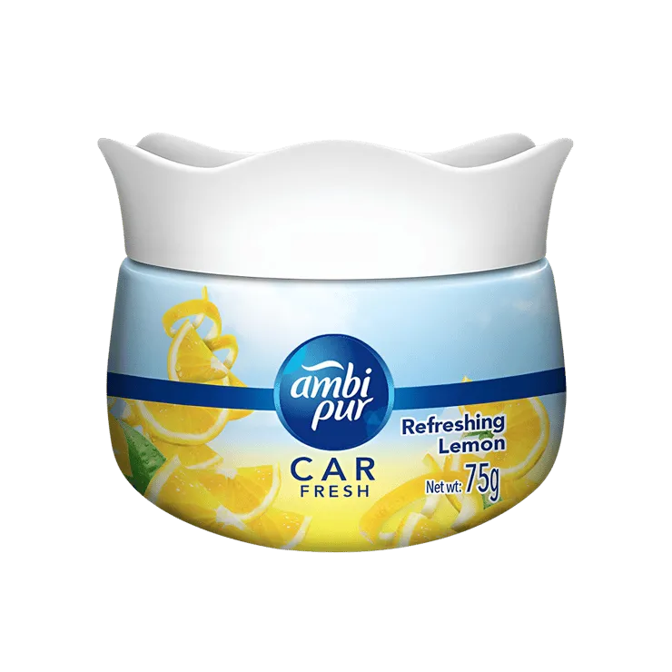 Ambi Pur Refreshing Lemon Car Freshener (Lemon) – 75 g