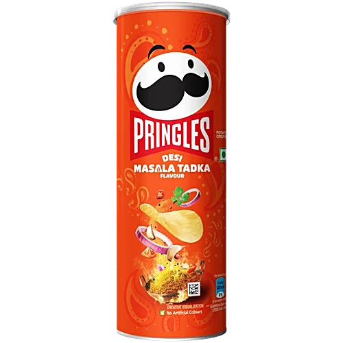 Pringles Desi Masala Tadka Potato Chips – 102 g
