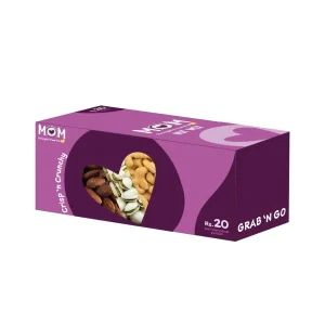 Dry roasted nut mix with light seasoning, packed in convenient pouches for a crunchy, flavorful, anytime snack.