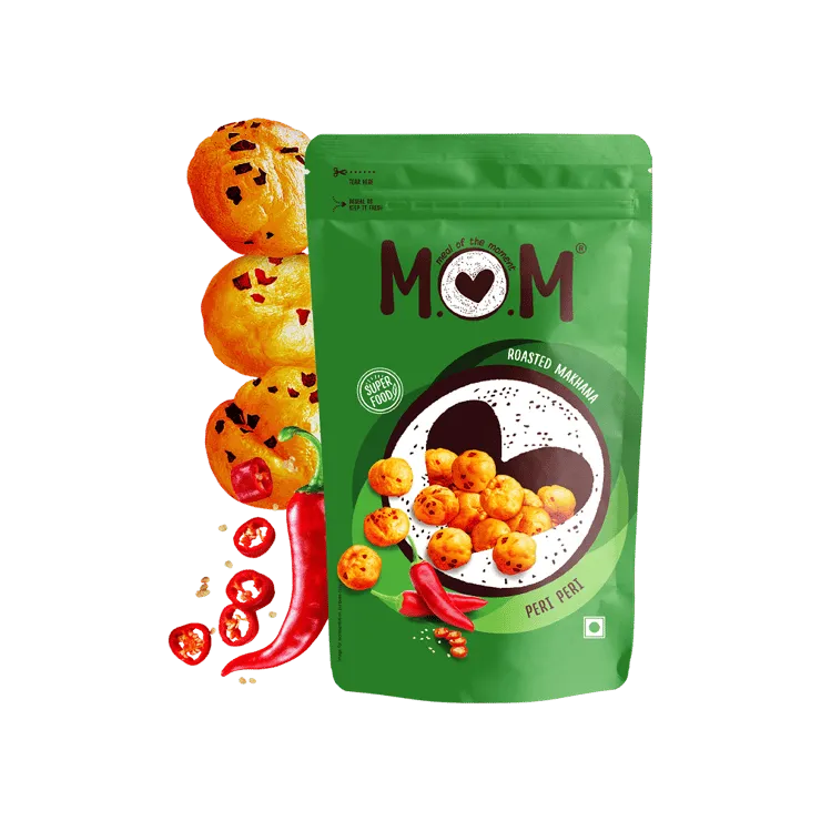 Peri Peri Roasted Makhana by MOM – Meal Of The Moment – 52 g