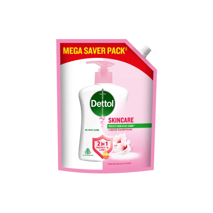 Dettol Liquid Hand Wash Refill Pouch – Moisturizing Skincare – 1.35 ltr