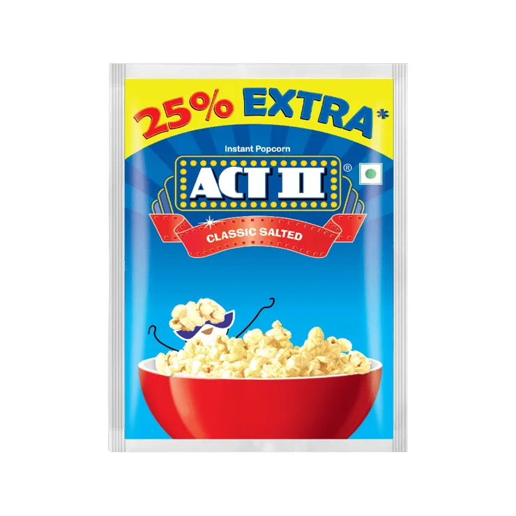 Act II Classic Salted Popcorn – Instant – 120 g