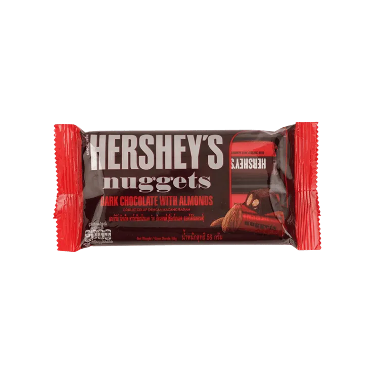Hershey’s Nuggets Dark Chocolate Bar with Almonds – 56 g