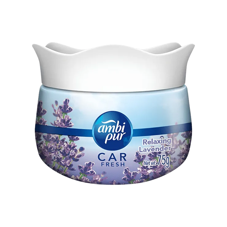 Ambi Pur Relaxing Lavender Car Freshener (Lavender) – 75 g