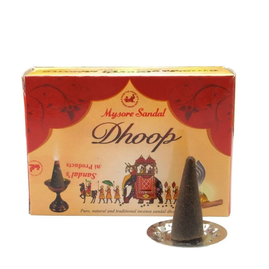 Mysore Sandal Dhoop offers a soothing fragrance, peaceful ambience, and a refreshing traditional experience every day. 20 Units