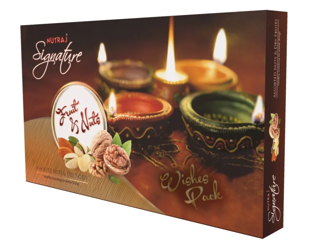 Nutraj Signature 3 Nuts Wishes Pack, 600g Chocolate Gift Pack