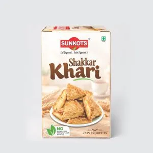 Sunkots Shakkar Khari 200g – Sweet, Crispy and Flaky Indian Bakery Snack for Tea Time Enjoy