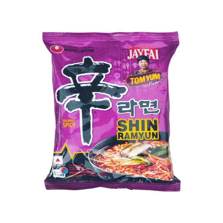 Nongshim Shin Ramyun, TomYum Flavoured Instant Noodles – 123 g