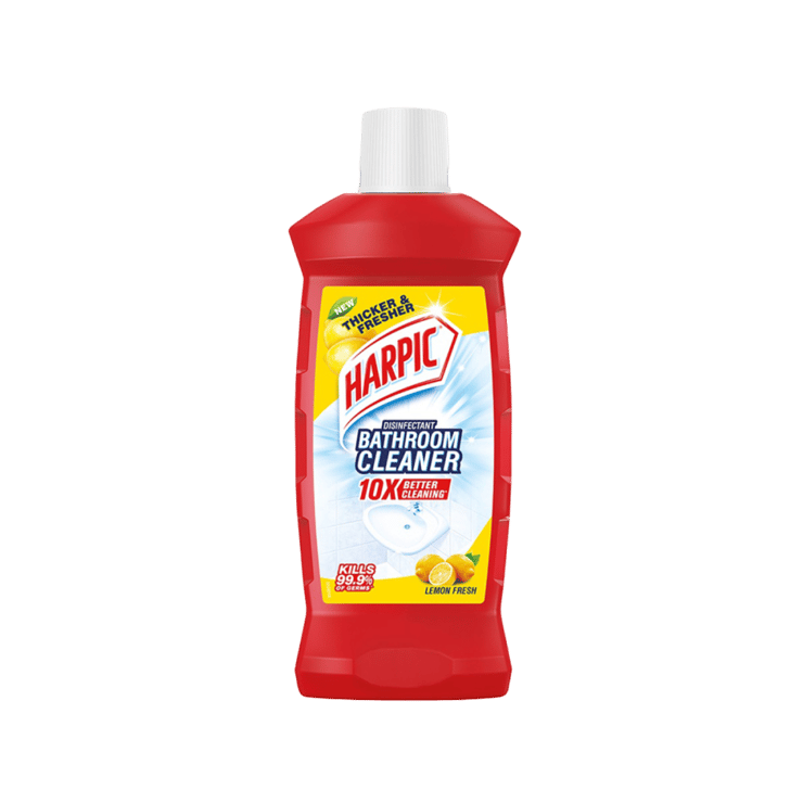 Harpic Disinfectant Liquid Bathroom Cleaner (Lemon) – 1 ltr