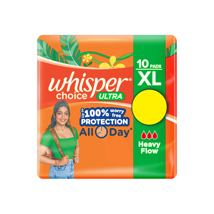 Whisper Choice Ultra Sanitary Pads – 1 pack (10 pieces)