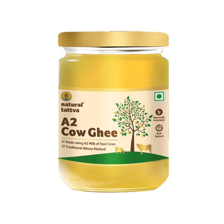 Natural Tattva Cow A2 Ghee – 500 ml