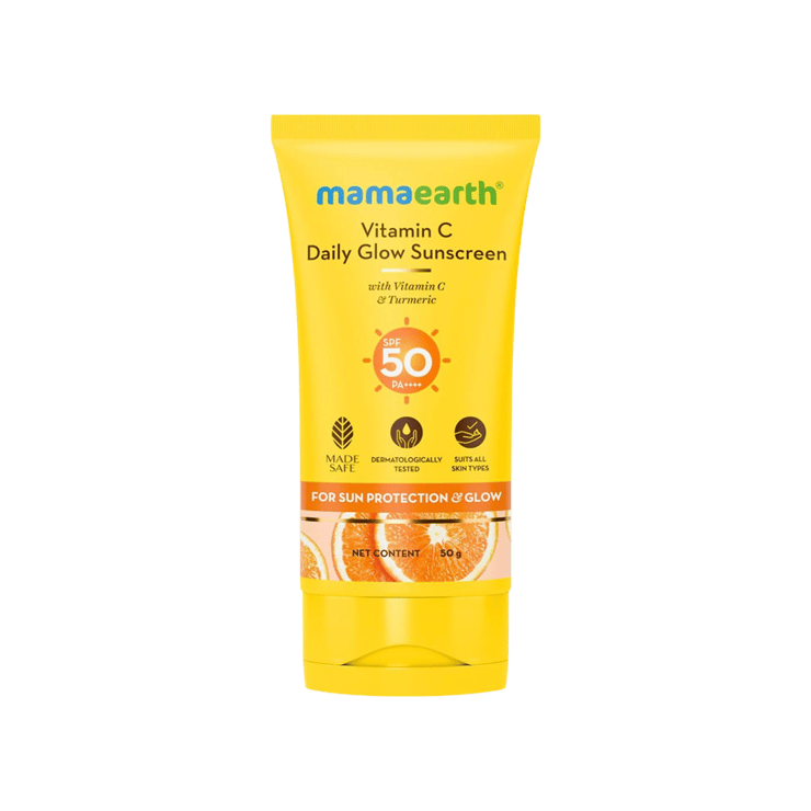 Mamaearth Vitamin C Daily Glow Sunscreen 50 g (SPF 50) – 50 g