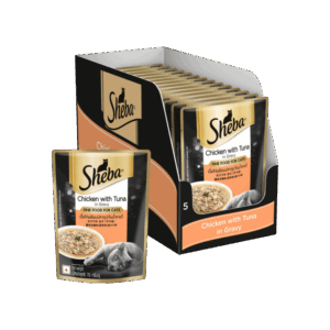 Sheba Chicken with Tuna Adult Wet Cat Food - 14 x 70 g