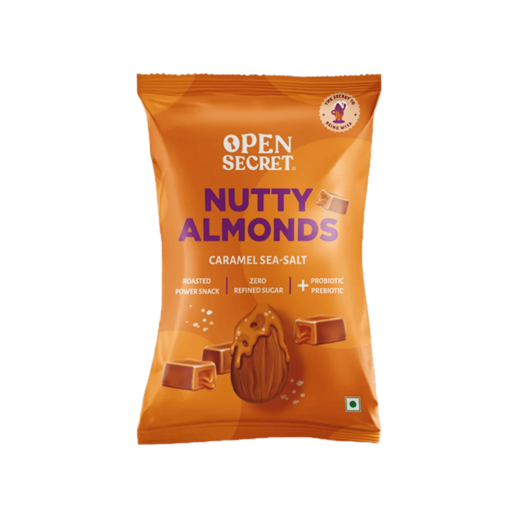 Open Secret Caramel Sea Salt Flavoured Almonds – 23 g