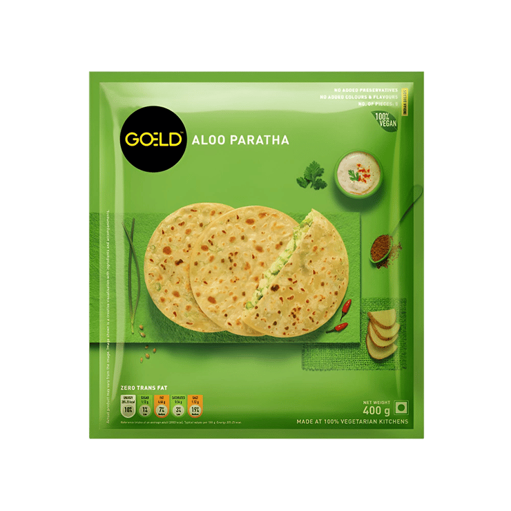 Goeld Aloo Paratha (Frozen) – 400 g