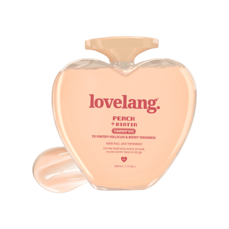 Lovelang Peach + Biotin Shampoo – 230 ml