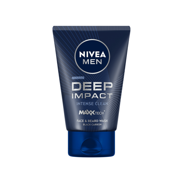 Nivea Men Deep Impact Intense Clean Face Wash 100 ml – 100 ml