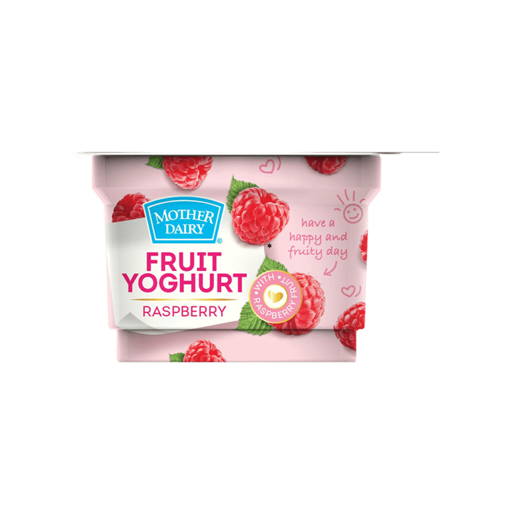 Mother Dairy Raspberry Yogurt – 100 g