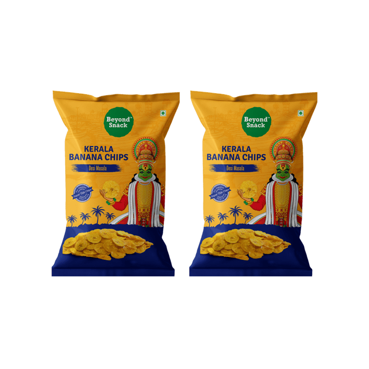 Beyond Snack Desi Masala Kerala Banana Chips – Pack of 2 – 2 x 70 g