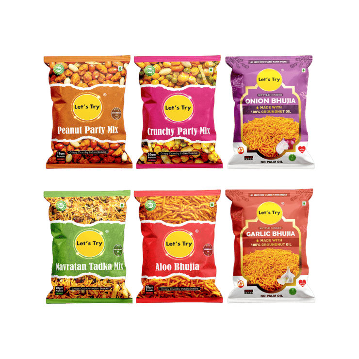 Let’s Try Namkeen Combo – 28 g x 6 pieces