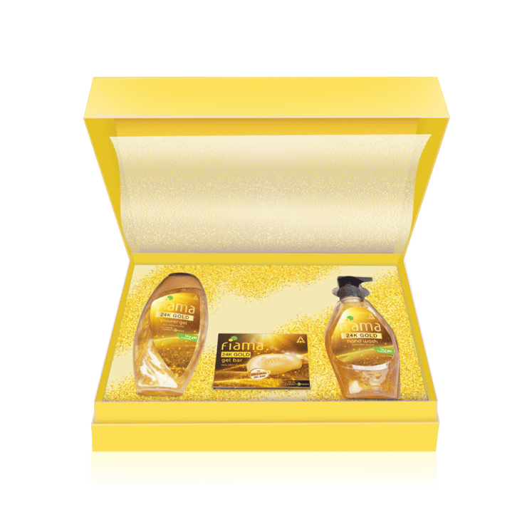 Fiama Luxury Gold Collection Gift Set – 1 pack (3 pieces)