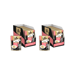 Sheba Kitten Wet Kitten Food (Chicken Premium Loaf) - Pack of 2 - 2 x 980 g (14 x 70 g)