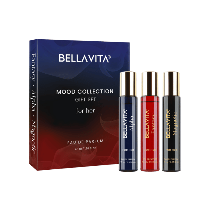 Bella Vita Mood Collection Women’s Perfume Gift Set – 3 x 15 ml