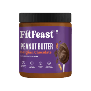 Fitfeast Belgian Chocolate Creamy Peanut Butter - 400 g