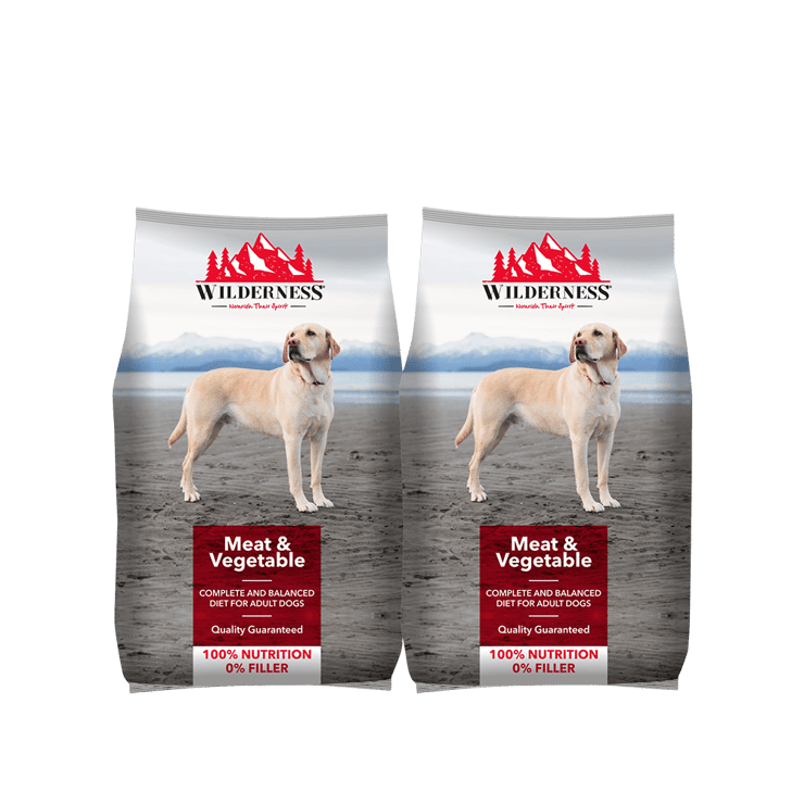Wilderness Meat And Vegetables Adult Dog Food – Buy 1 Get 1 Free – 2 x 3 kg