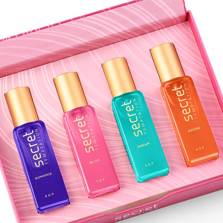 Secret Temptation Premium Women’s Perfume Gift Set – 4 x 20 ml