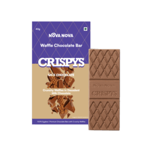 Nova Nova Crispys Waffle Milk Chocolate Pack - 40 g