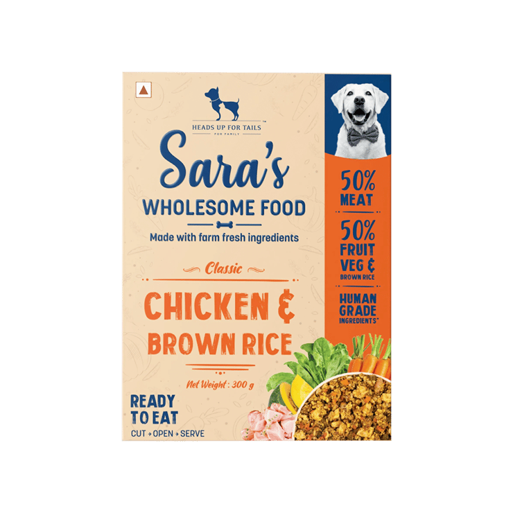 HUFT Sara’s Wholesome Dog Wet Food – Classic Chicken & Brown Rice – 300 g