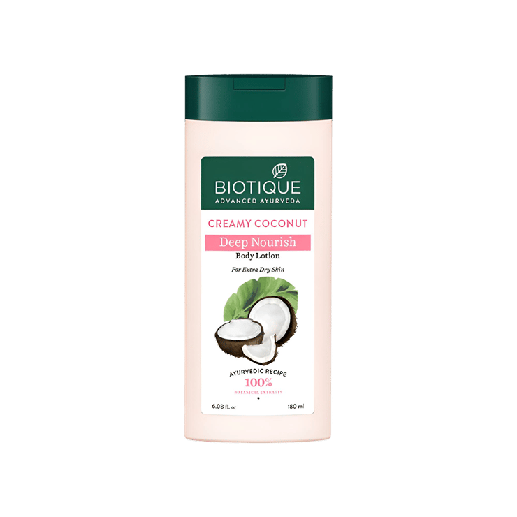 Biotique Creamy Coconut Deep Nourish Body Lotion – 180 ml