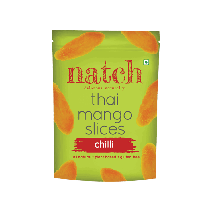 Natch thai Dried Mango Slices – Chilli – 150 g