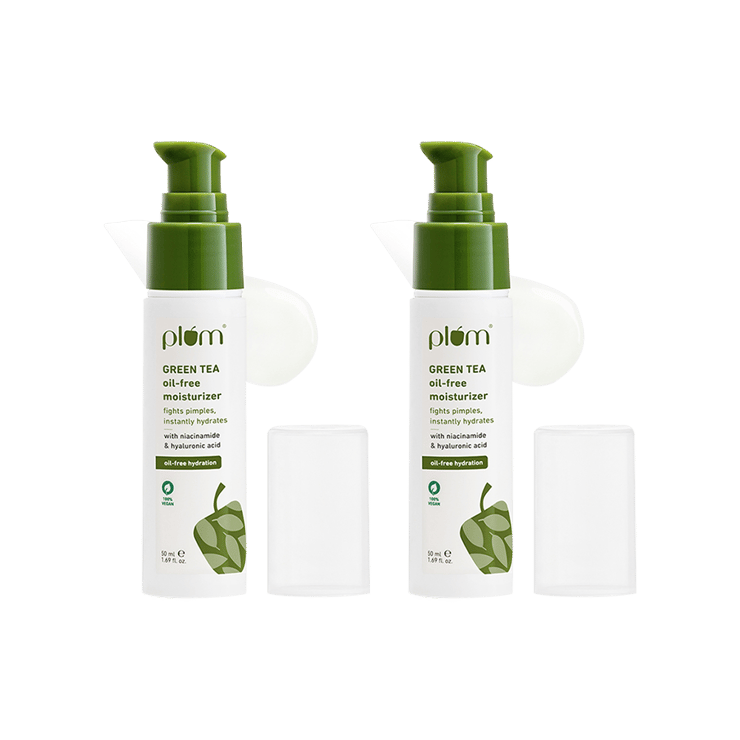 Plum Green Tea Oil & Fragrance Free Moisturizing Cream – Pack of 2 – 2 x 50 ml
