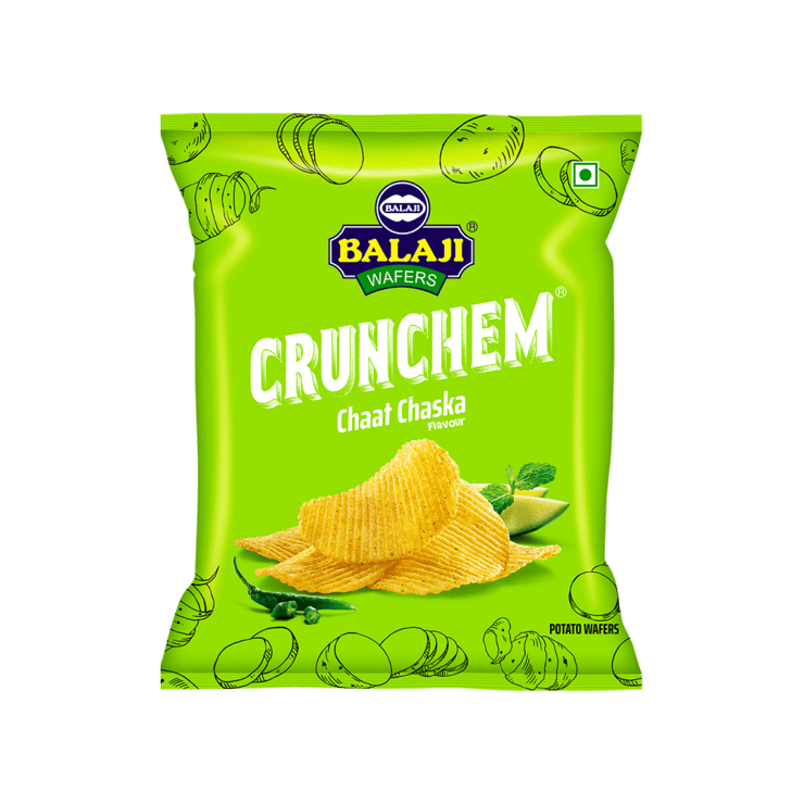 Balaji Crunchem Chaat Chaska Wafers – 135 g