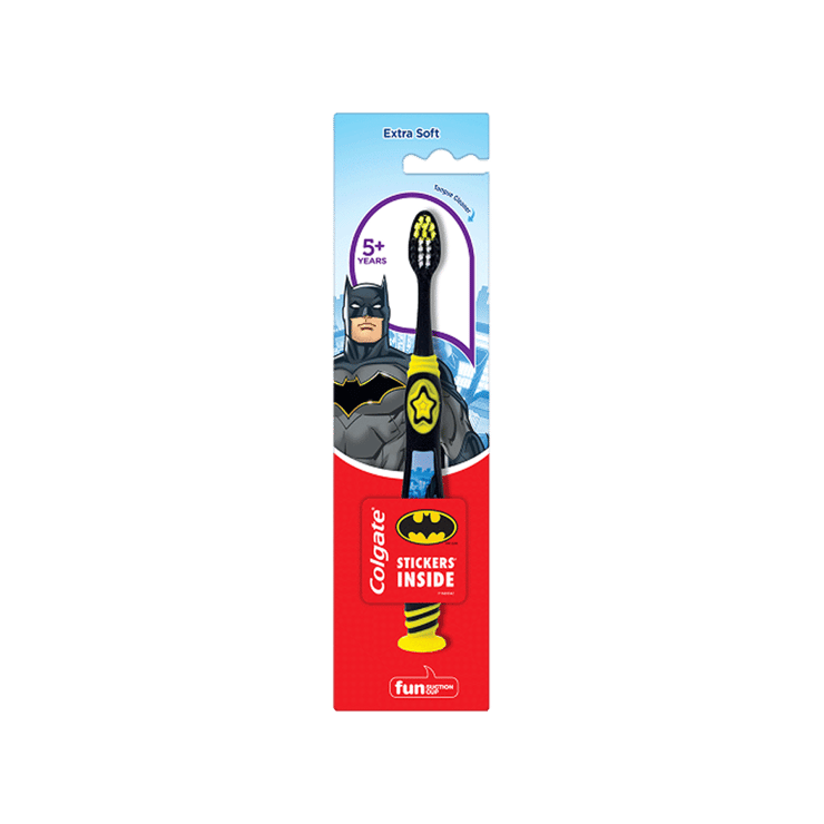 Colgate Batman Extra Soft Kids Toothbrush (5+ Years) – 1 unit