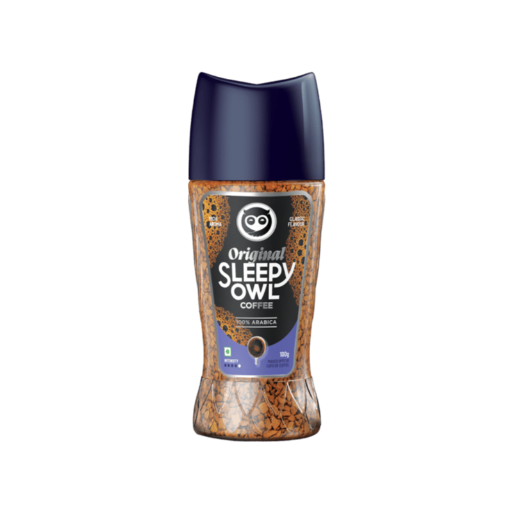 Sleepy Owl Original 100% Arabica Instant Instant Coffee – 100 g