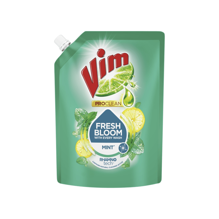 Vim Pro-Clean Anti-Smell Dishwash Gel (Mint) – 850 ml