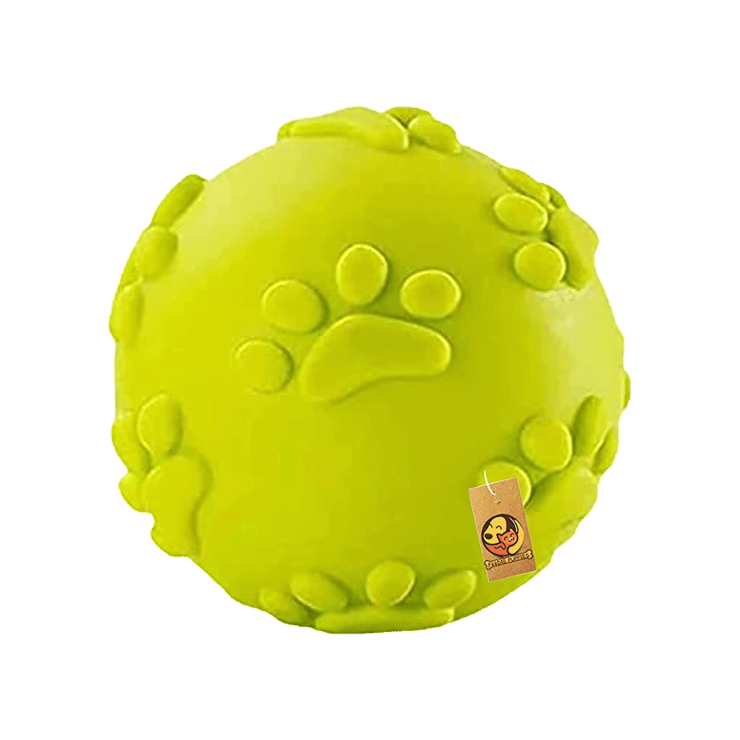 Foodie Puppies Natural Latex Rubber Squeaky Toy (Green) – 1 piece