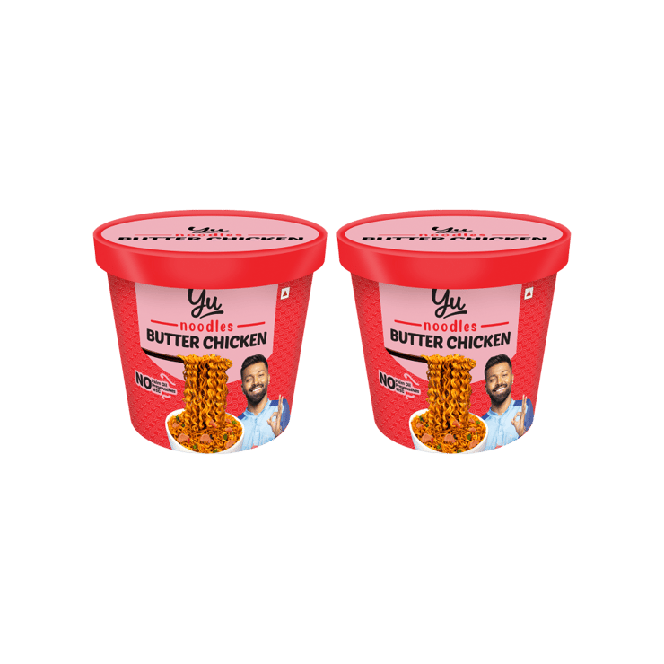 Yu Butter Chicken Cup Noodles – Pack of 2 – 2 x 70 g