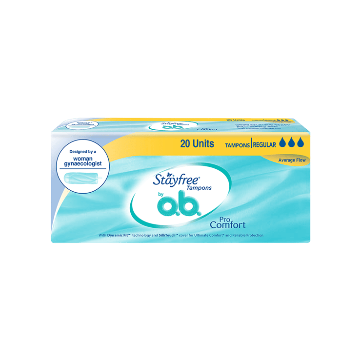Stayfree Pro Comfort Tampons (by OB) – 1 pack (20 pieces)