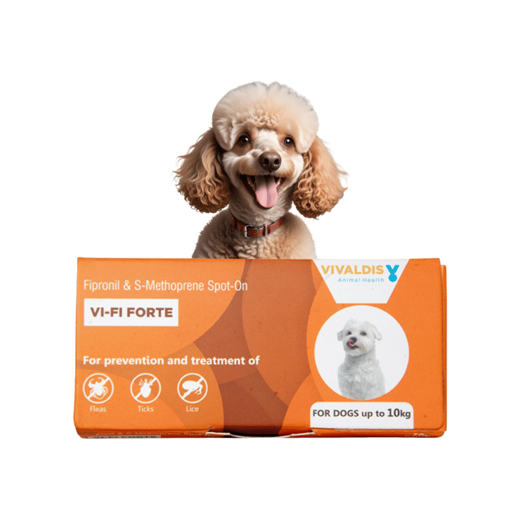 Vivaldis Spoton Flea & Tick Remover – Dogs 10 kg – 0.67 ml
