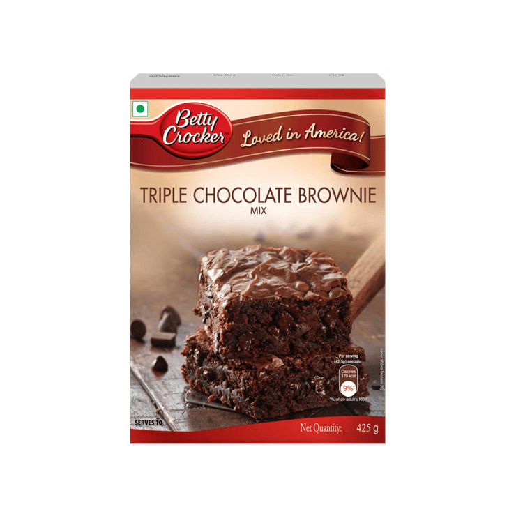 Betty Crocker Triple Chocolate Brownie, Cake Mix – 425 g