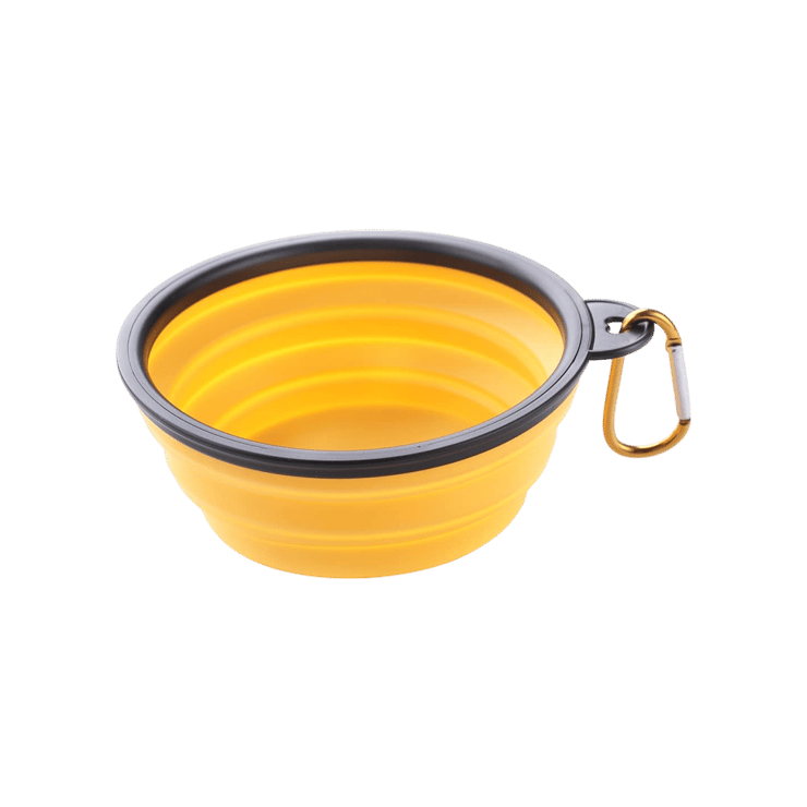 Kuber Industries Pet Feeding Bowl (Bright Yellow) – 1 piece