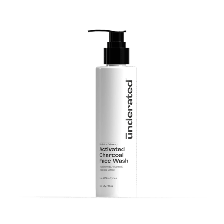Underated Activated Charcoal Face Wash – 100 g