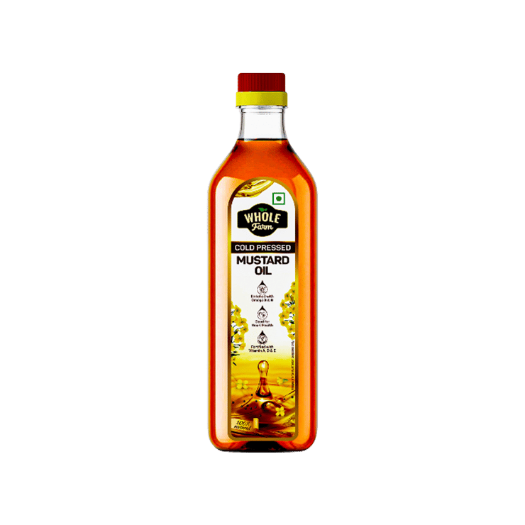 Whole Farm Premium Cold Pressed Mustard Oil – 1 ltr