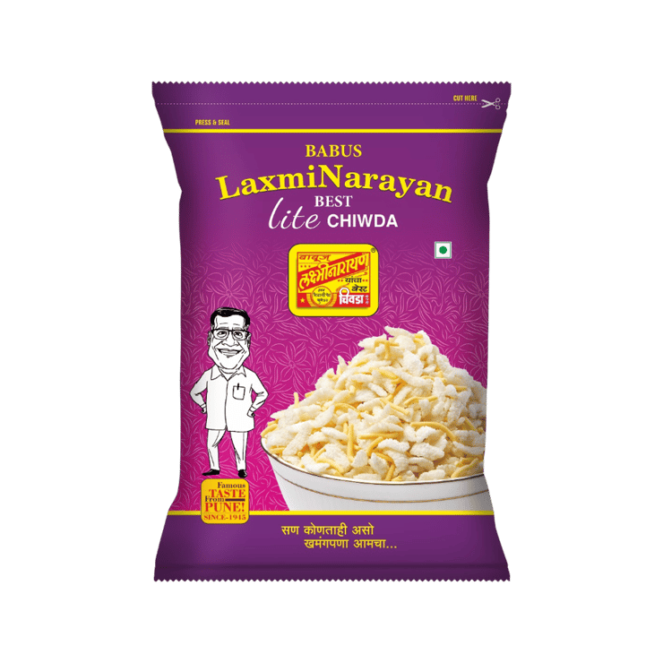 Babus LaxmiNarayan Best Chiwda Best Lite Chivda Namkeen – 250 g